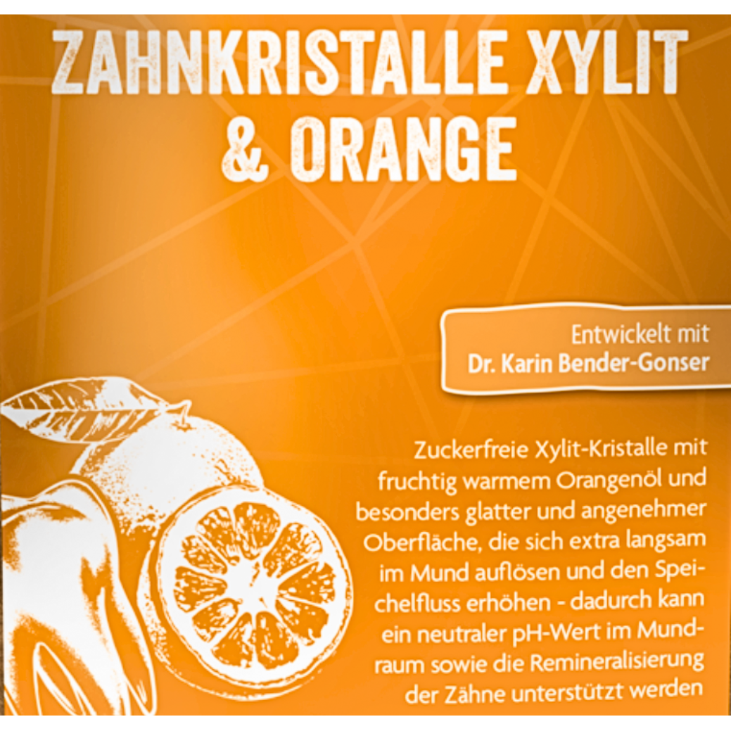 Bio Zahnkristalle Xylit & Orange